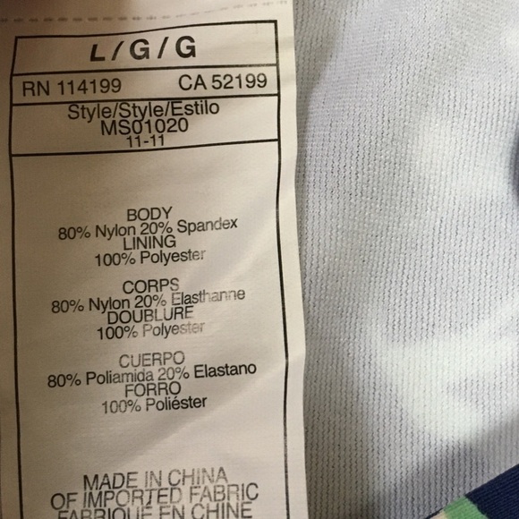 QUICKSILVER Blue Floral Side-Tie String Bikini Bottom NWOT - Picture 13 of 13